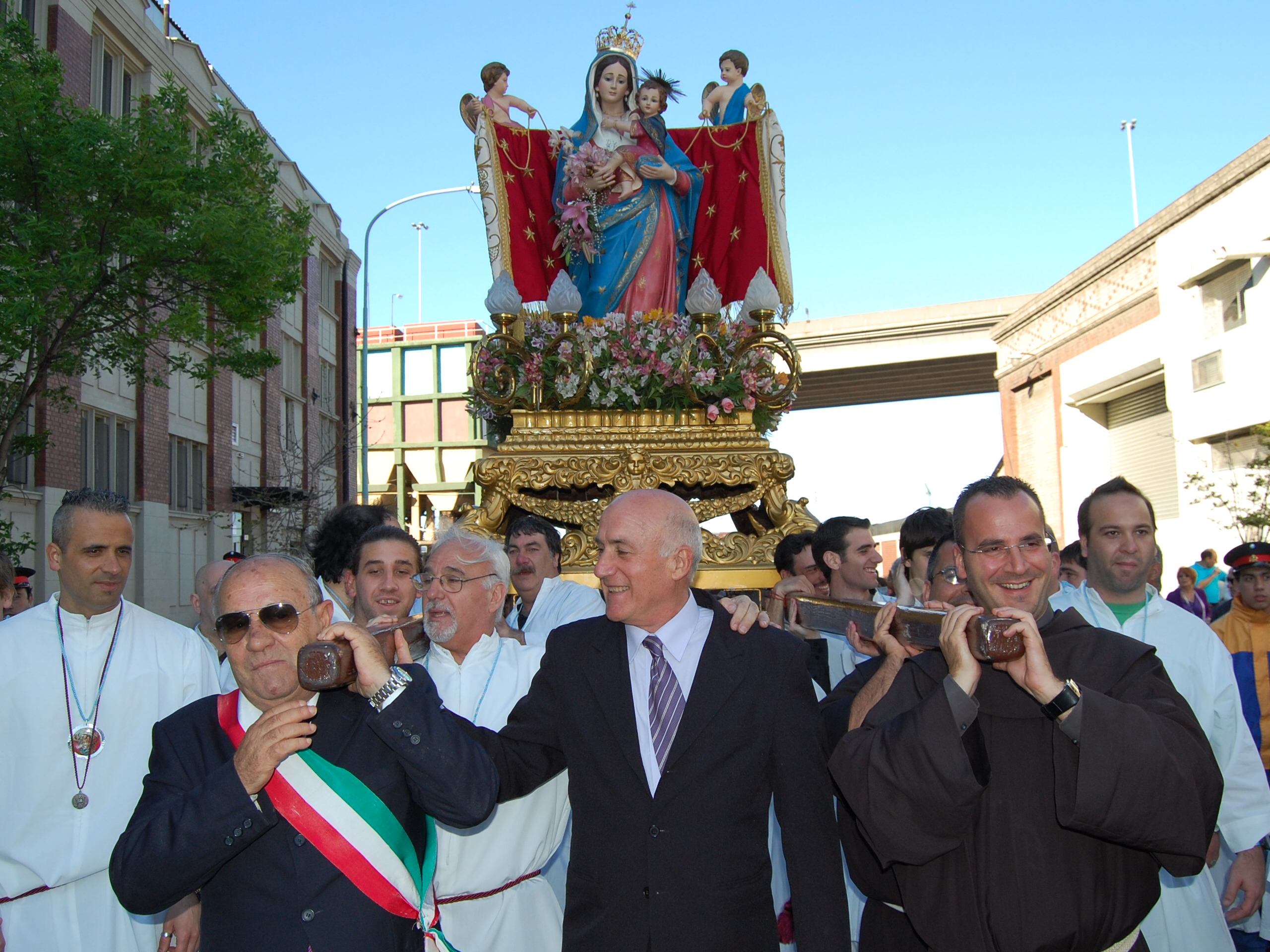 Portatori della Madonna dei Martiri, in Argentina: che emozione!